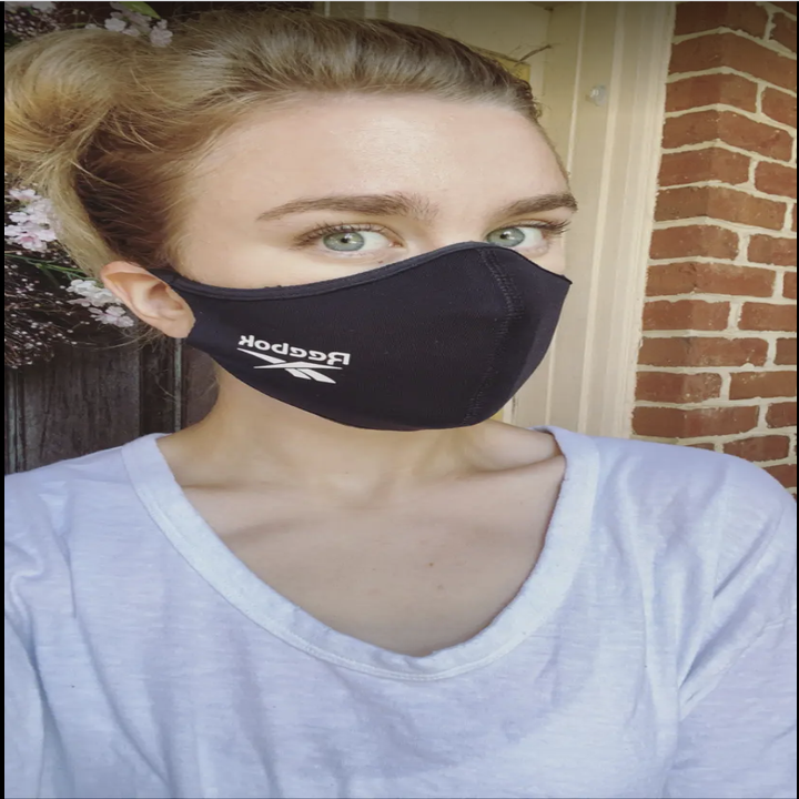 A BuzzFeed editor in the mask 