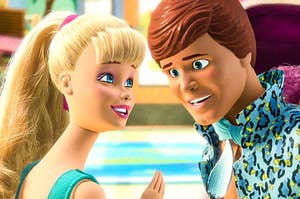 Barbie and Ken from Toy Story