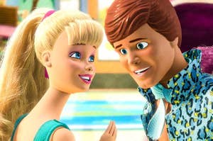 Barbie and Ken from Toy Story