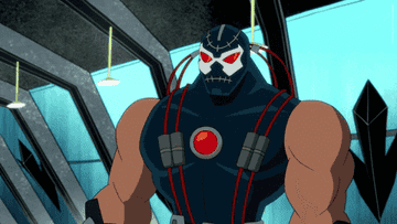 Animated Bane saying &quot;I am this credit card&#x27;s reckoning&quot; 