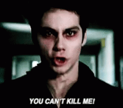 The nogitsune saying he&#x27;s 1000 years old and they can&#x27;t kill him on Teen Wolf