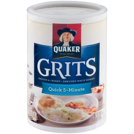 Carton of grits from Quaker