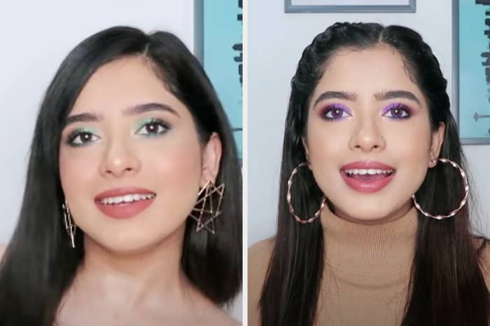 youtuber anindita chakravarty posing for the camera