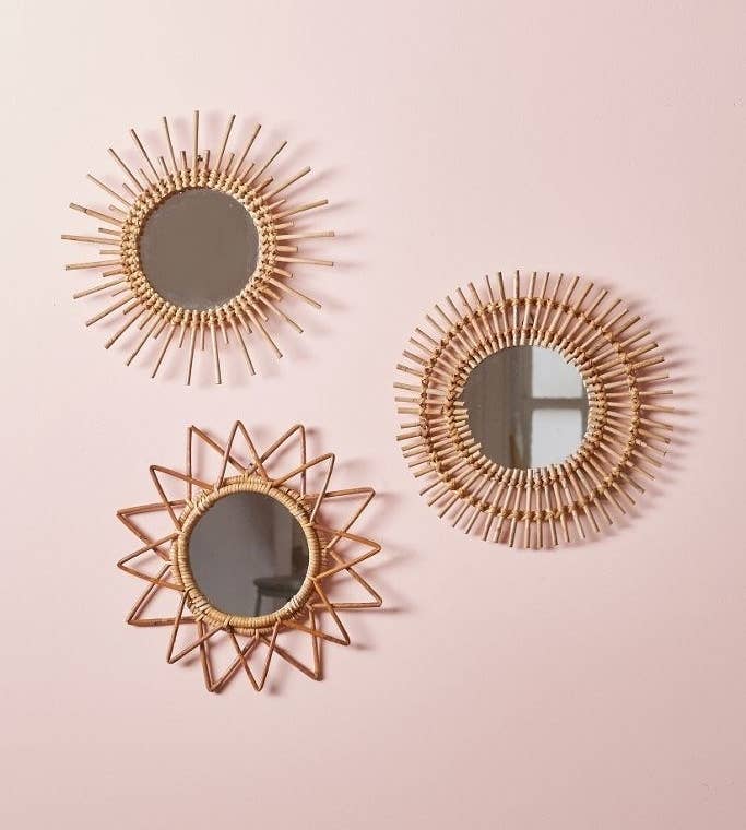 31 Affordable Things That Ll Help You, How To Hang Three Round Mirrors
