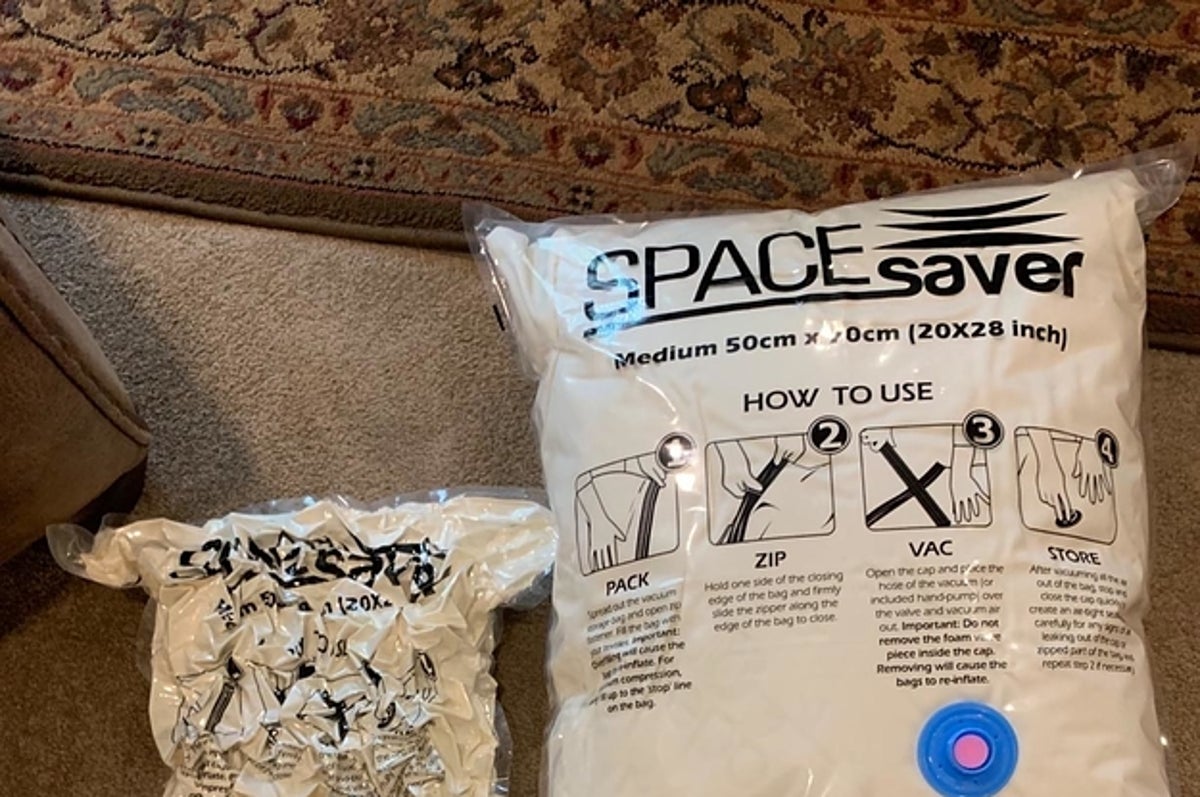 Spacesaver Vacuum Bag Review: Get Half Your Closet Back