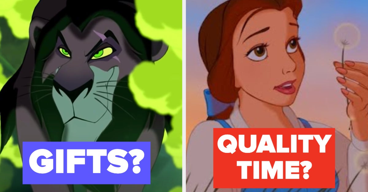 Disney Characters Love Language Quiz