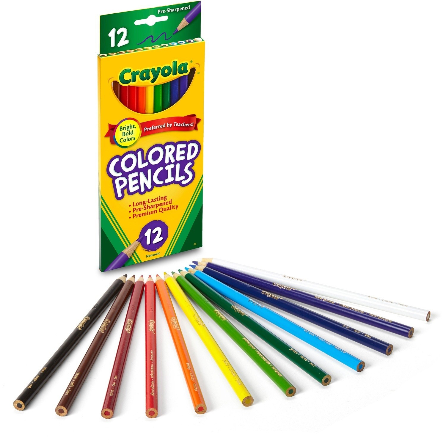 12 count of crayola colored pencils