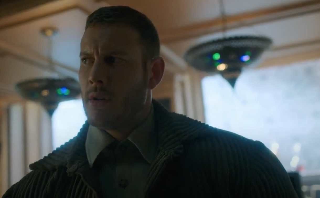 Luther from "Umbrella Academy" looks confused