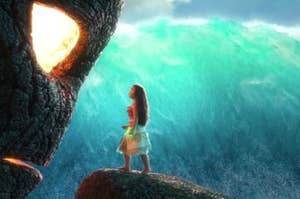 Moana confronting Te Ka in 