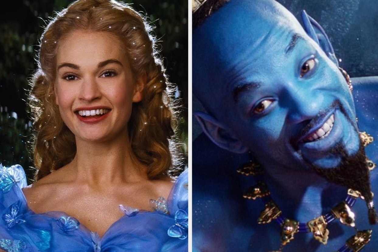 Live action &quot;Cinderella&quot; and Genie from &quot;Aladdin&quot; 