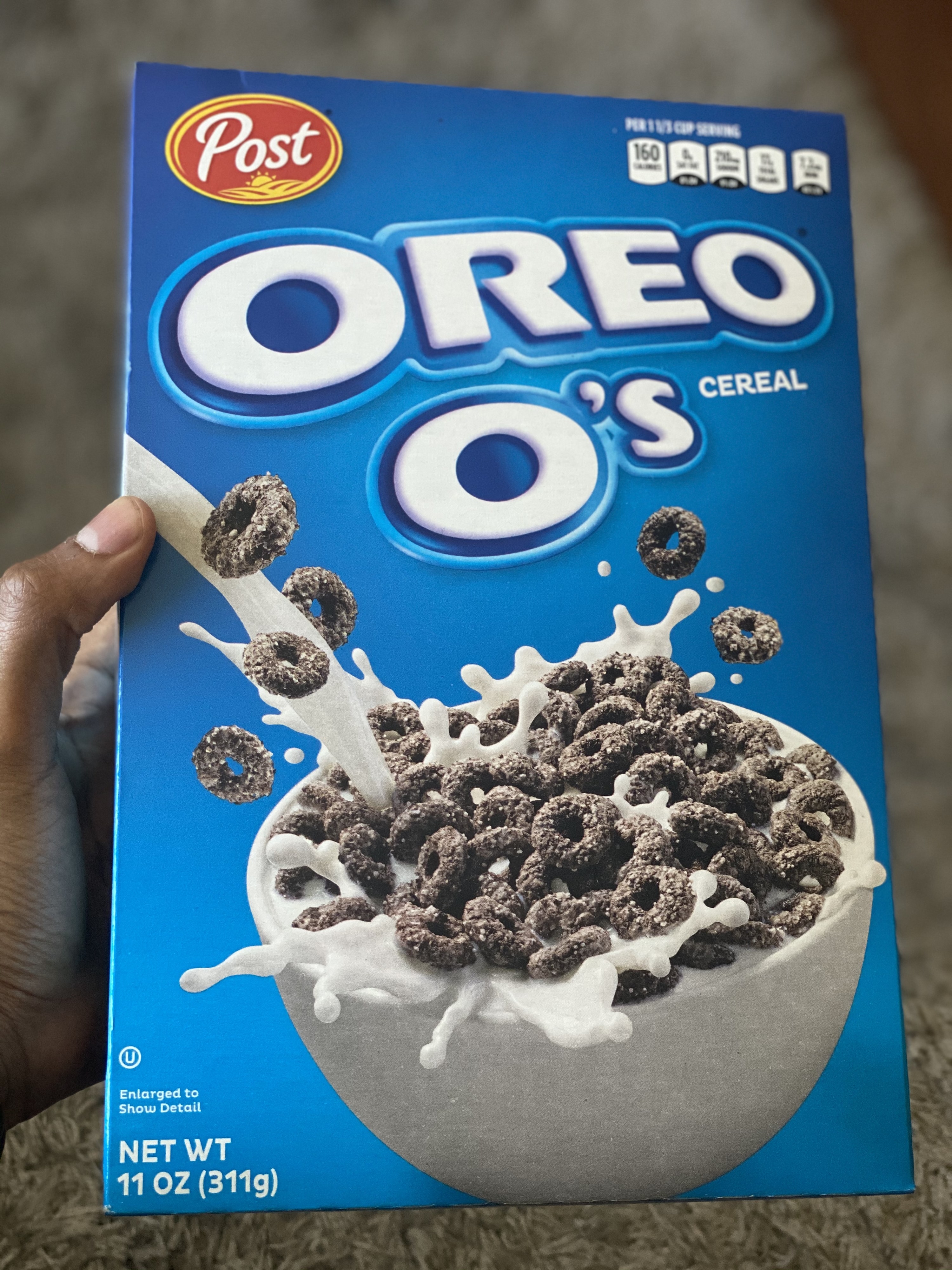 A box of Oreo O&#x27;s cereal