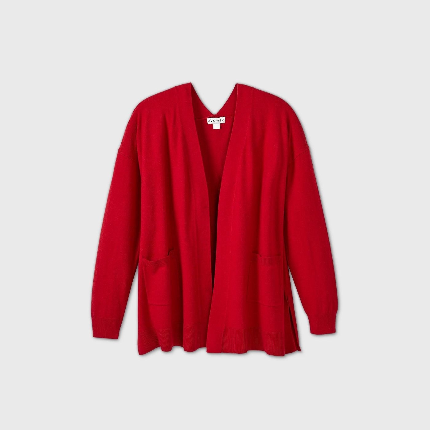 The red cardigan