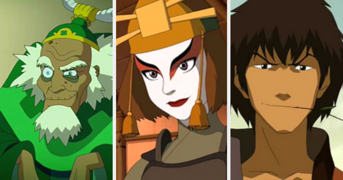 avatar the last airbender characters as adults