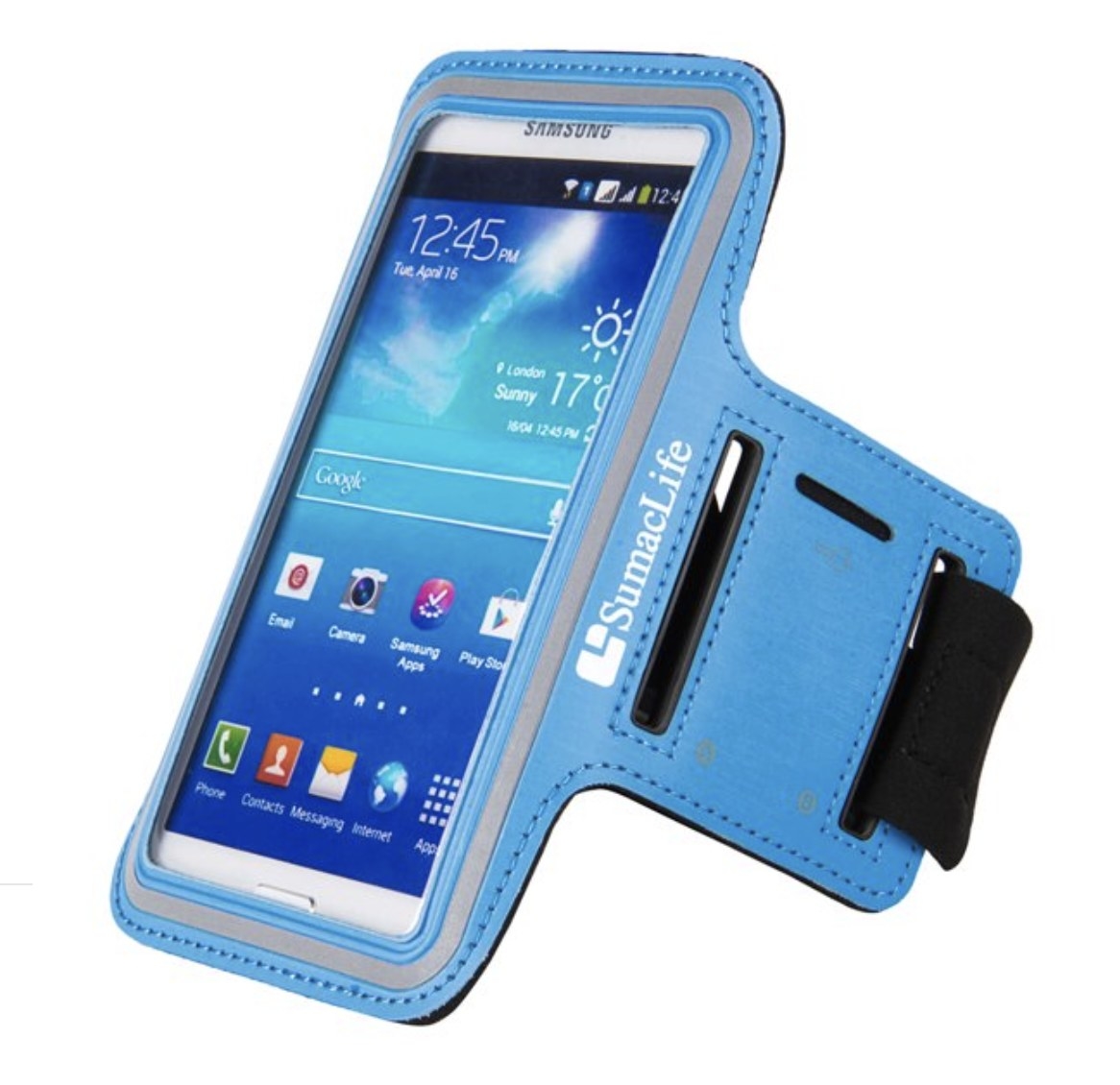 The armband with clear pocket for phone 