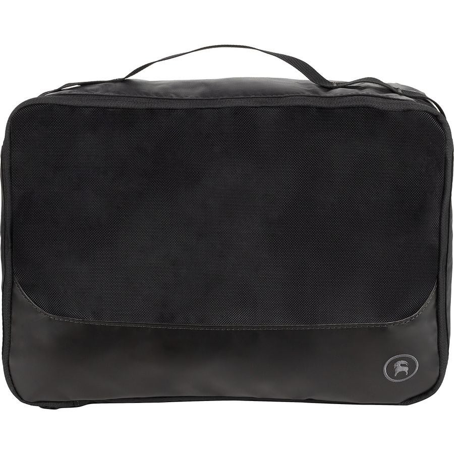 A black packing cube 