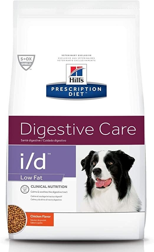 Hill&#x27;s Prescription Diet i/d Low Fat Digestive dry dog food in chicken flavor