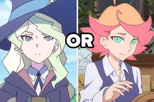 Characters Amanda and Diana from Little Witch Academia