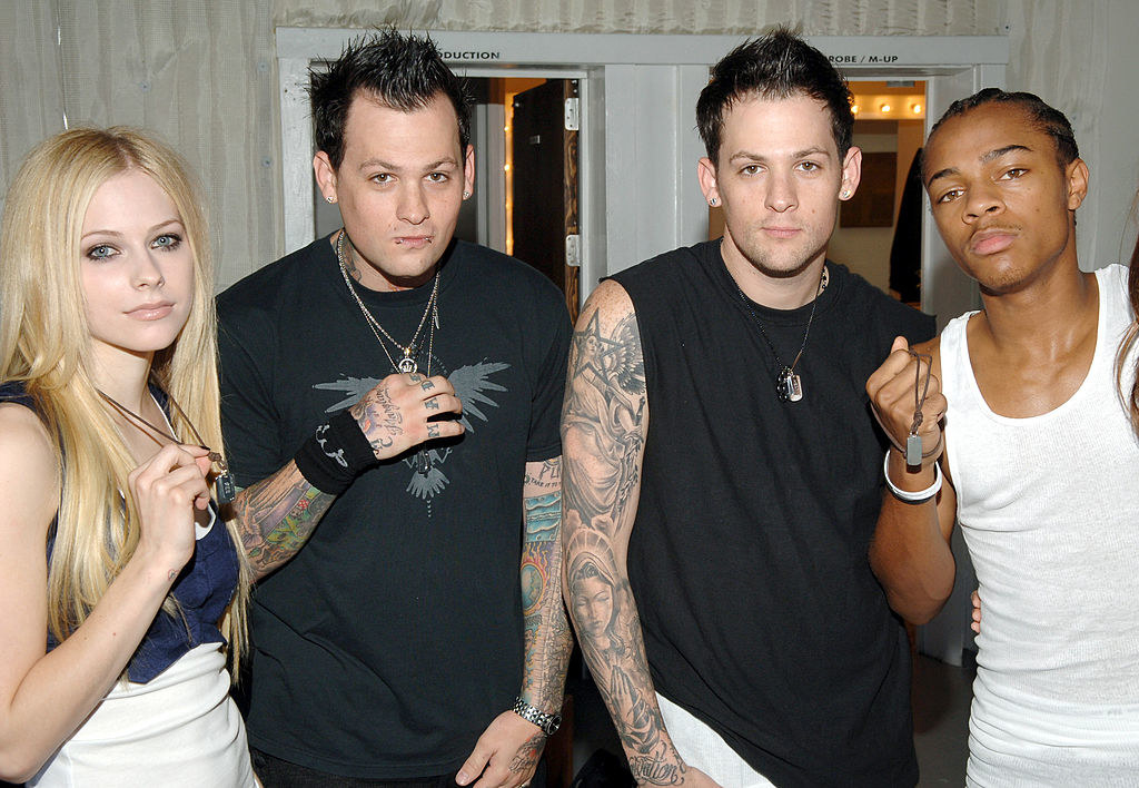 Avril Lavigne, Joel and Benji Madden from Good Charlotte, and Bow Wow