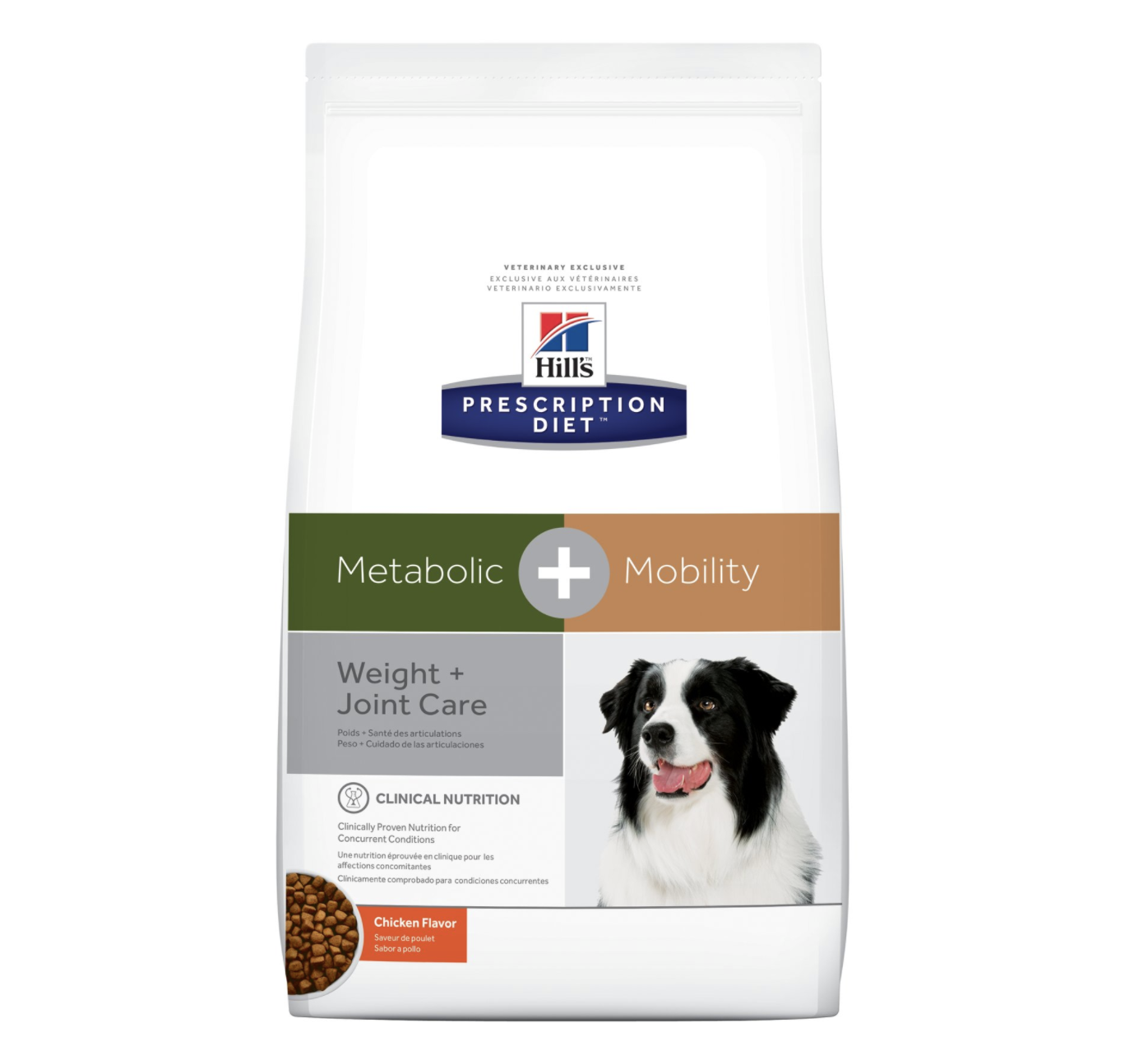 Hill&#x27;s Prescription Diet Metabolic + Mobility, Weight + Joint Care dry dog food in chicken flavor
