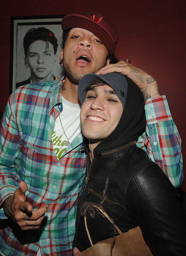 Travis McCoy and Pete Wentz