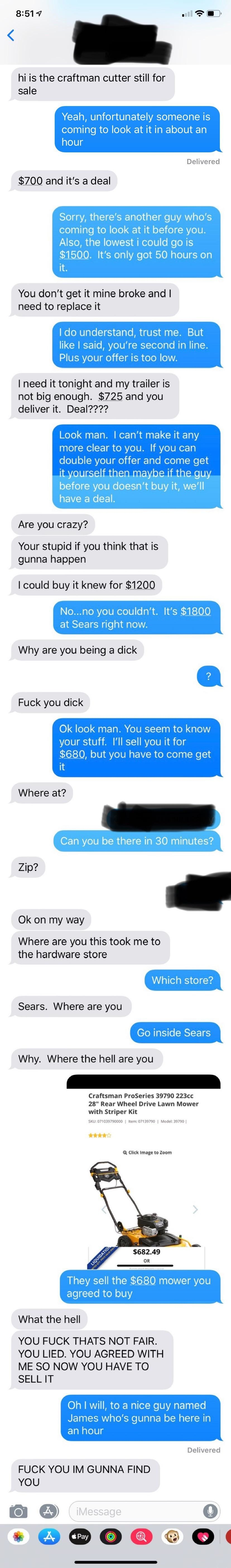 21 Screenshots Of Potential Buyers Antagonizing Sellers - 91