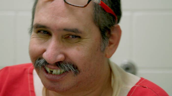 Jose Manuel Martinez smiles during a jailhouse interview