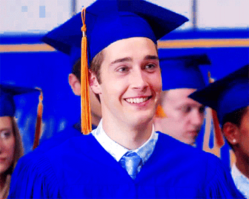 Miles from &quot;Degrassi: Next Class&quot; cheering at graduation