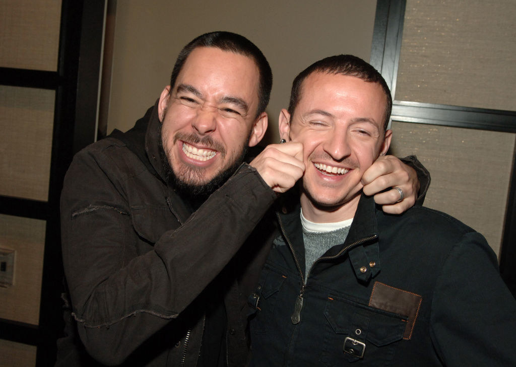 Mike Shinoda and Chester Bennington of Linkin Park