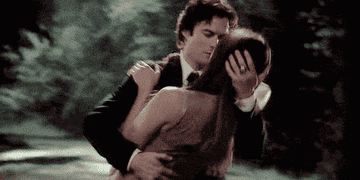 Damon and Elena dancing in her final episode