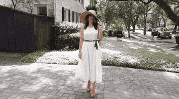 A gif of the summer dresses styled by multiple people.