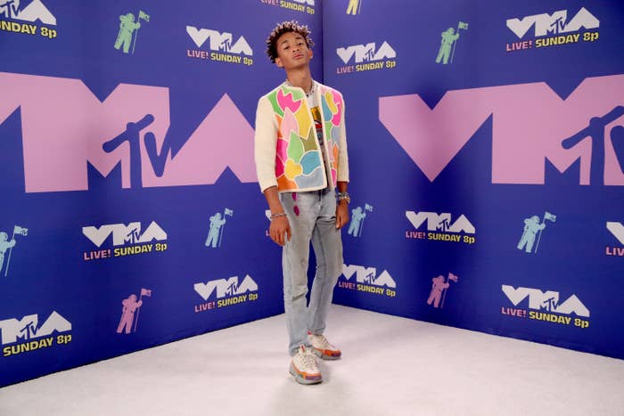 Jaden Smith at the 2020 MTV VMAs.
