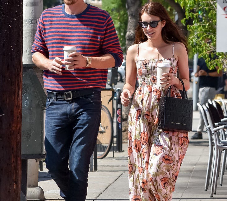 Garrett Hedlund and Emma Roberts took a stroll in Los Angeles