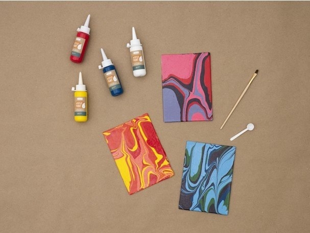 the poured painting kit
