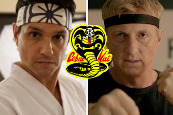 Daniel LaRusso and Johnny Lawrence from The Karate Kid and Cobra Kai