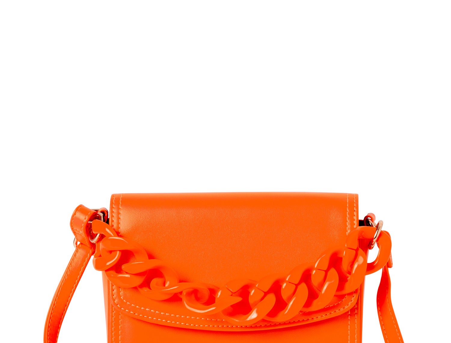 The orange crossbody bag