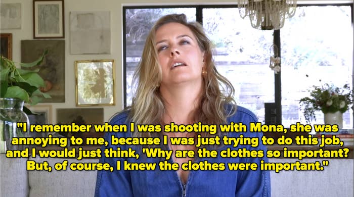 Alicia Silverstone talking about how annoyed she was at Mona May, the costume designer of &quot;Clueless.&quot; 