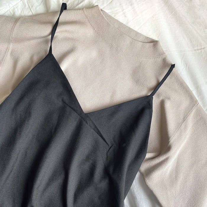 これが1990円って ありがたい Guの キャミワンピ かわいくてむっちゃ使える