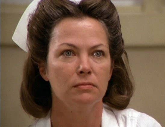 Louise Fletcher as Nurse Mildred Ratched in &quot;One Flew Over The Cuckoo&#x27;s Nest.&quot;