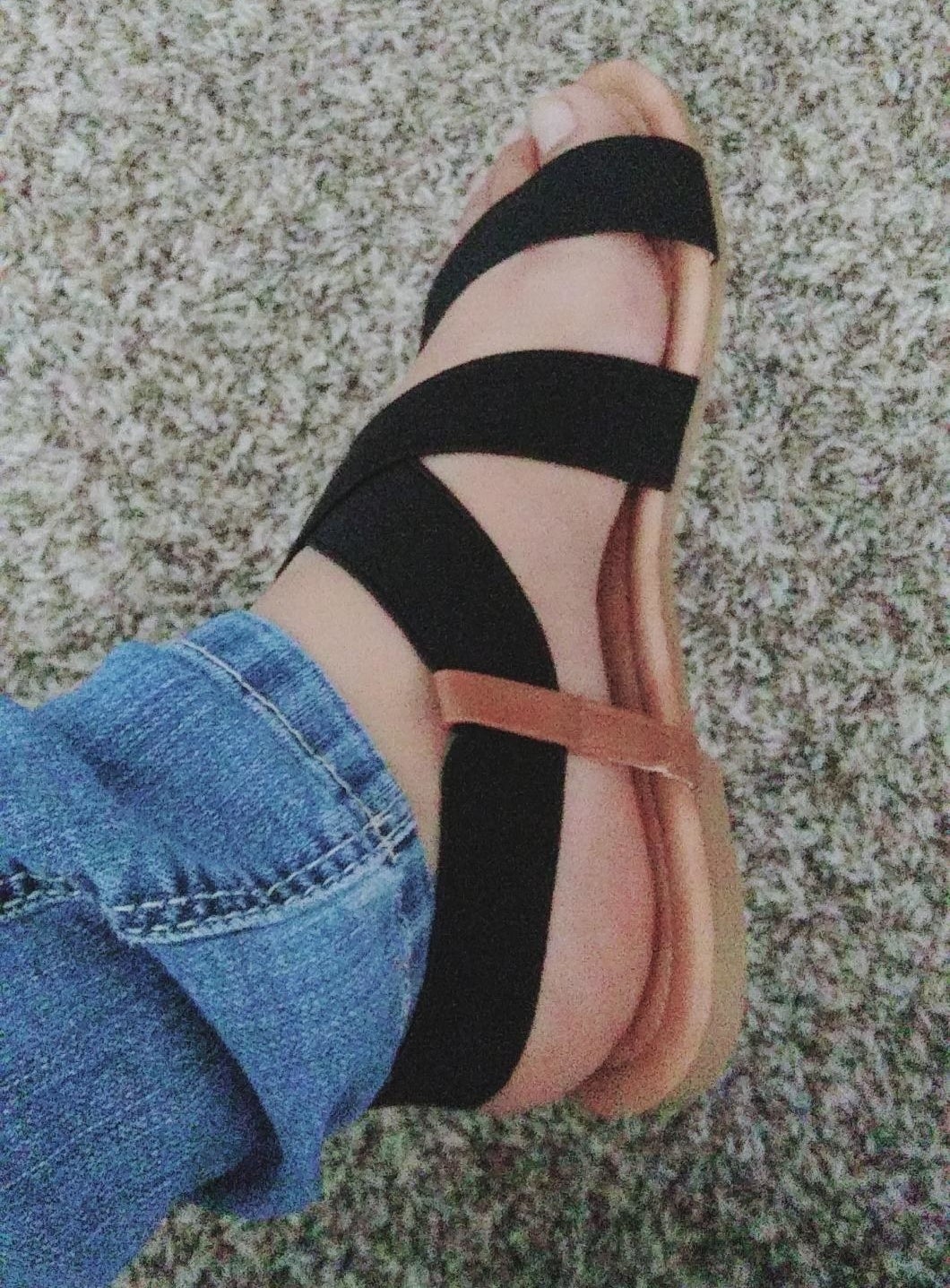 Reviewer in the black sandals