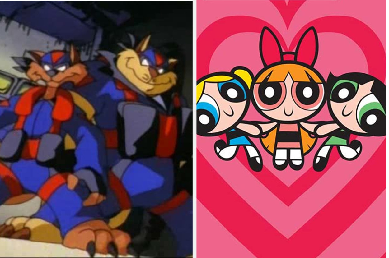 Image of Swat Kats and Powerpuff Girls from Cartoon Network