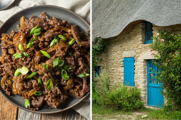 Bulgogi and a cottage.