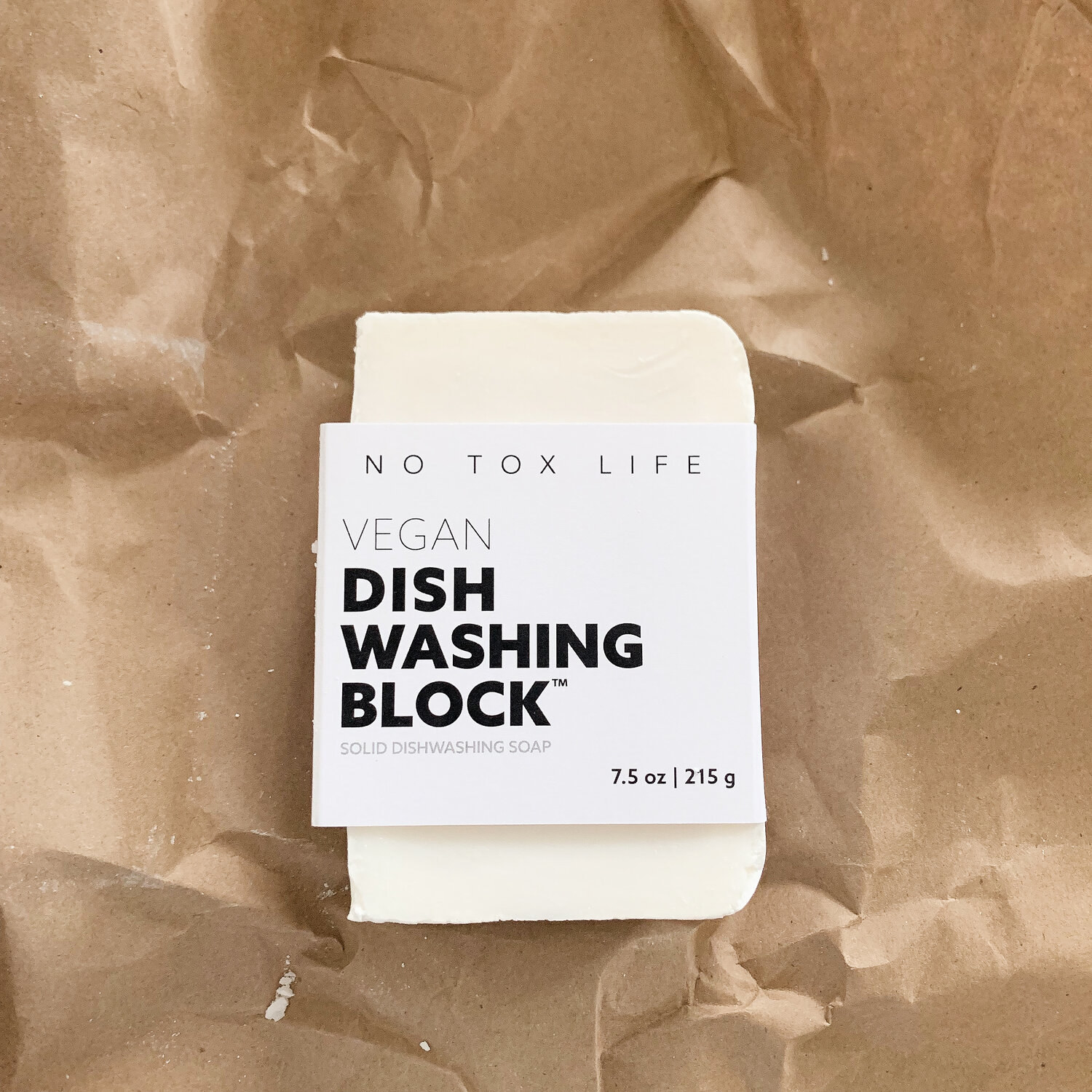 the white dishwashing block
