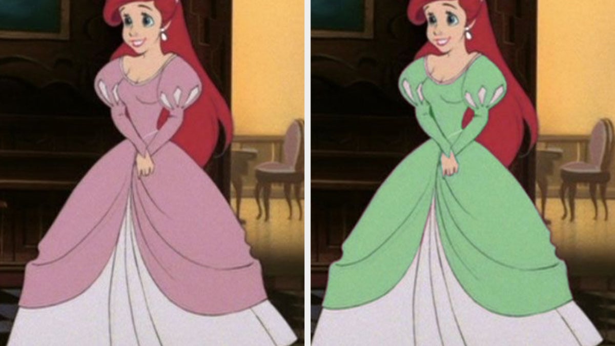 What Color Were These Disney Princess Dresses? What Color Were These Disney Princess Dresses?