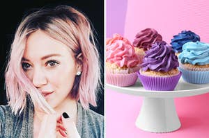 Hilary Duff and cupcakes. 