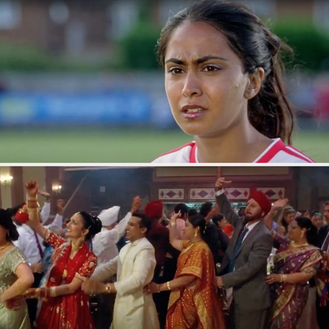 Jess at her soccer match and Pinky dancing with her family at the wedding