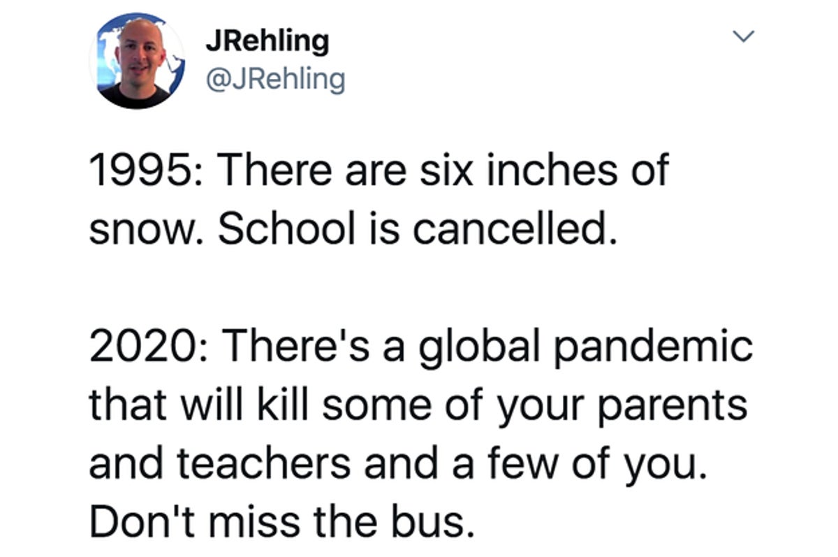 Tweets About Reopening Schools