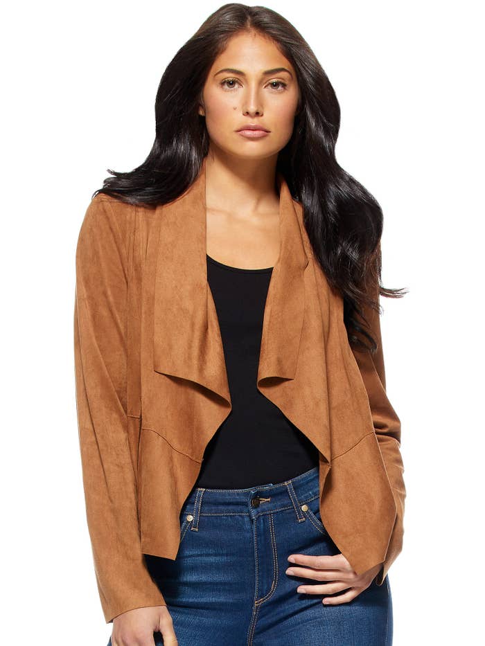 a model in the jacket