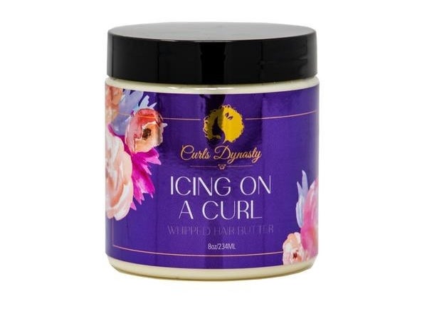The jar of &quot;Icing On A Curl&quot; butter