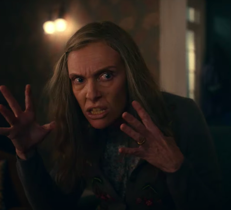 Toni Collette looking intense in &quot;I&#x27;m Thinking Of Ending Things.&quot;