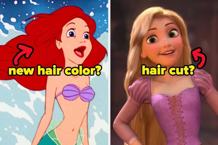 Ariel from &quot;The Little Mermaid&quot; and Rapunzel from &quot;Tangled&quot;